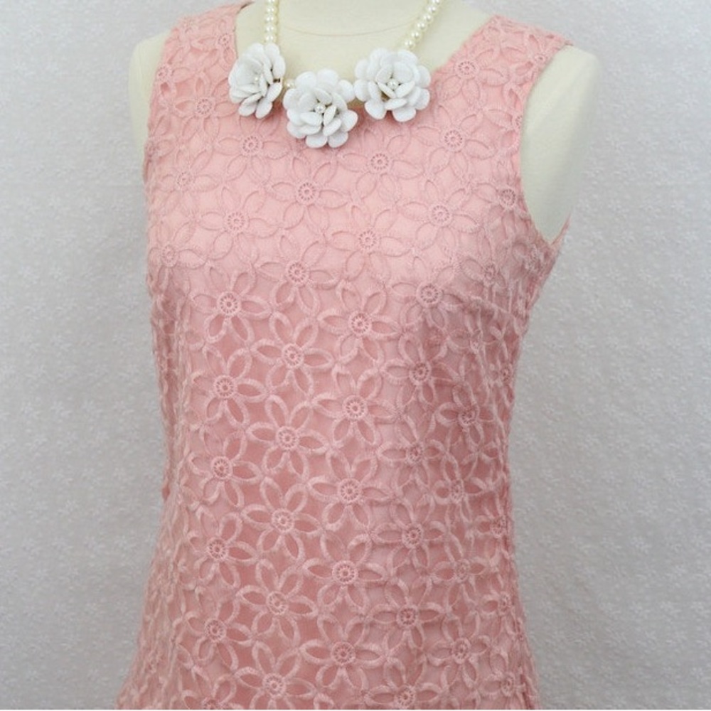 Loft floral dress pink